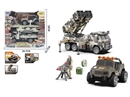 FRICTION MILITARY SET W/LIGHT & SOUND