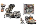 FRICTION MILITARY SET W/LIGHT & SOUND & FREE WAY CAR