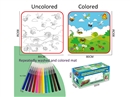 COLORING WASHABLE MAT