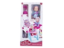 12"BLOW MOLD DOLL W/STROLLER & ACCESSORIES