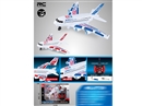 4-CHANNEL R/C PLANE W/LIGHT & MUSIC,2COLOURS