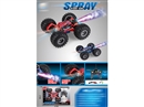 5-CHANNEL R/C STUNT CAR W/SPRAY & LIGHT,2COLOURS