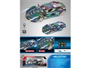 1:10 4-CHANNEL R/C CAR W/LIGHT,2COLOURS