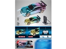 1:16 4-CHANNEL R/C CAR W/LIGHT,2COLOURS