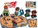 1:64 DIE-CAST CAR W/PLAYMAT,2ASST