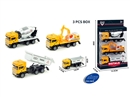 1:64 PULL BACK DIE-CAST CONSTRUCTION CAR SET