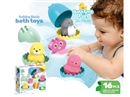 BATHROOM TOYS 16PCS