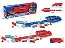 CATAPULT STORAGE TRUCK SET W/FREEL WAY CAR 3PCS,2COLOURS