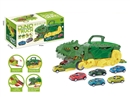 DINOSAUR STORAGE TRUCK W/PULL BACK CAR 3PCS