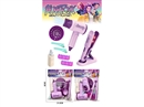 HAIRDRESSING SET W/LIGHT,11PCS,2COLOURS