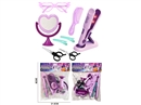 HAIRDRESSING SET W/LIGHT,10PCS,2COLOURS