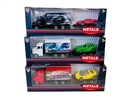 1:64 PULL BACK DIE-CAST TRUCK SET