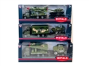 1:64 PULL BACK DIE-CAST MILITARY TRUCK SET
