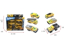 FREE WAY DIE CAST CONSTRUCTION CAR 6PCS
