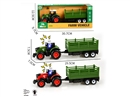 PULL BACK DIE-CAST FARM TRUCK W/LIGHT & SOUND
