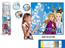 80*80CM冰雪公主儿童涂鸦布（可水洗退色，反复涂鸦）（CPC）(GCC)