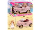 6.5"SOLID BODY DOLL W/FREE WAY CAR