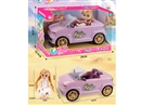6.5"SOLID BODY DOLL W/FREE WAY CAR