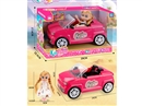 6.5"SOLID BODY DOLL W/FREE WAY CAR