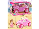 6.5"SOLID BODY DOLL W/FREE WAY CAR