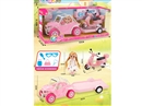 6.5"SOLID BODY DOLL W/FREE WAY CAR & HORSE