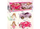 6.5"SOLID BODY DOLL W/FREE WAY CAR
