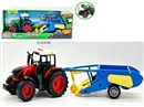 FRICTION FARMER TRUCK W/LIGHT & MUSIC，2ASST