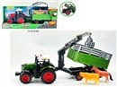 FRICTION FARMER TRUCK W/LIGHT & MUSIC，2ASST