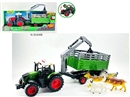 FRICTION FARMER TRUCK W/LIGHT & MUSIC，2ASST