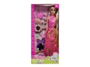 11"BENDABLE DOLL W/ACCESSORIES