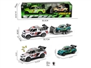 FRICTION CAR SET W/LIGHT & SOUND , 2COLORS