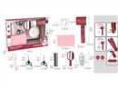 HAIRDRESSING SET W/LIGHT & SOUND