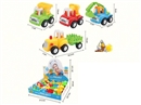 FRICTION CONSTRUCTION CAR，12PCS/DISPLAY BOX