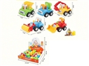 FRICTION CONSTRUCTION CAR，12PCS/DISPLAY BOX