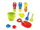 BEACH SET 7PCS,3COLOURS