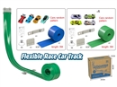 FLEXIBLE RACE CAR TRACK,BLUE/GREEN