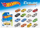 1:64 FRICTION DIE-CAST CAR，16ASST