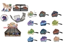 Animal Cage+PULL BACK Dinosaur Racing Keychain