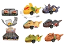 Animal cage+PVC PULL BACK dinosaur car