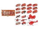 1:64滑行塑料消防车