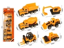 1:64 FREE WAY CONSTRUCTION CAR SET 6PCS