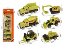 1:64 FREE WAY CONSTRUCTION CAR SET 6PCS