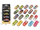 PULL BACK DIE-CAST CAR SET 4PCS