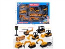 PULL BACK CONSTRUCTION CAR SET