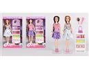 11.5"SOLID BODY DOLL W/ACCESSORIES，2ASST