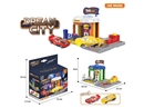PARKING LOT W/2PCS DIE-CAST CAR
