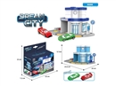 PARKING LOT W/2PCS DIE-CAST CAR