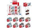 1:43 PULL BACK DIE-CAST MILITARY TRUCK,24PCS/DISPLAY BOX