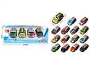 PULL BACK DIE-CAST CAR 4PCS