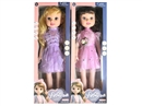 18"BLOW MOLD DOLL W/MUSIC,2ASST